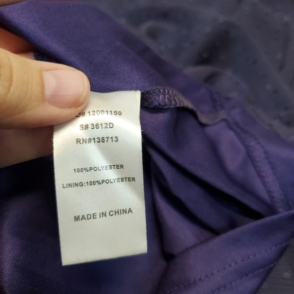 Doe Rae Blue Swiss Dot Romantic Lace Cottagecore Flowy Boho Party Mini Dress M - Picture 8 of 9